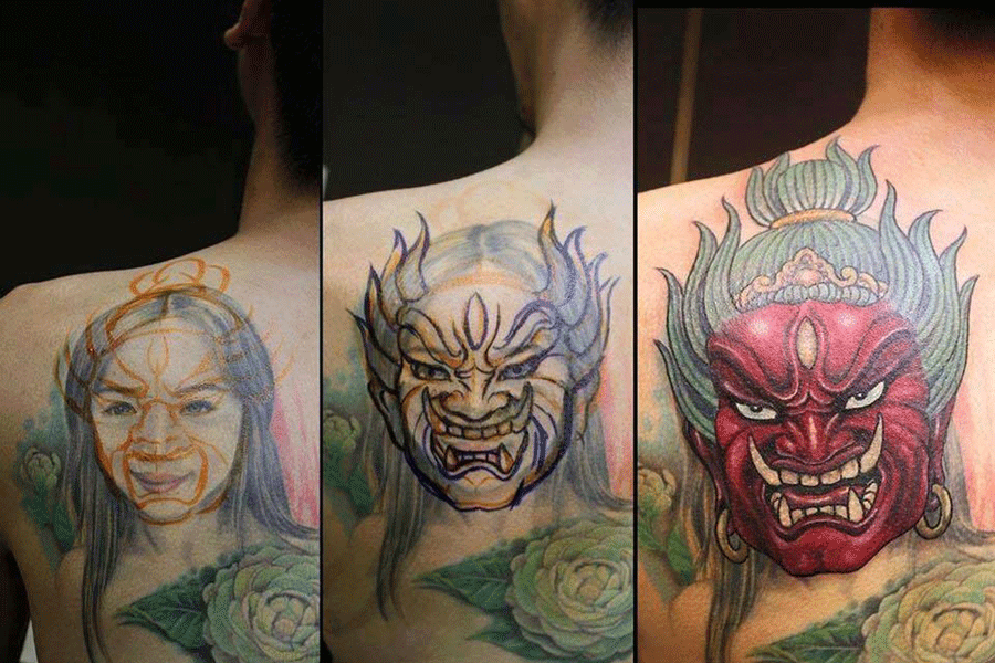 Chết cười: Hình xăm người yêu xinh đẹp bỗng dưng được sửa thành thần chết khi tình yêu đã hết-7