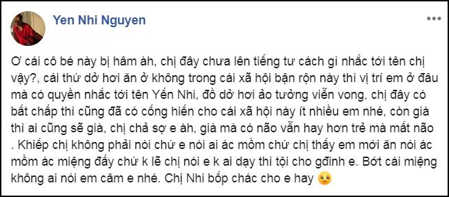 Antifan mắng nhiếc Yến Trang - Yến Nhi già nua xấu xí, bất chấp thủ đoạn, lập tức Yến em phản đòn không kiêng nể-3