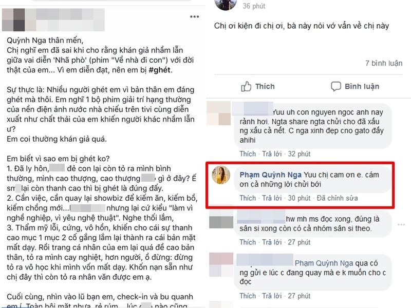 Nhã tiểu tam Quỳnh Nga phản ứng cao tay khi bị mỉa mai bị chồng bỏ vì không biết đẻ, mất dạy, diễn xuất như chất thải-5