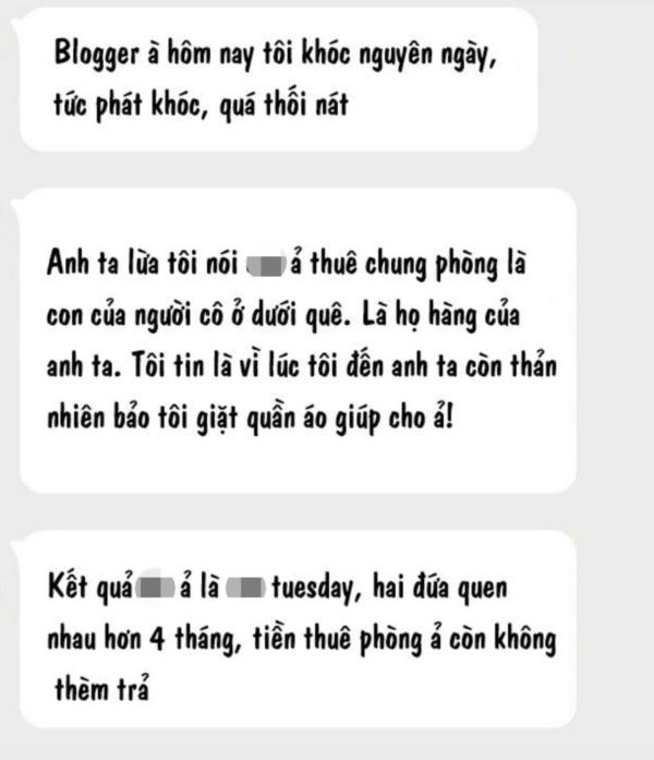 Chàng trai trơ trẽn dẫn Tuesday về nhà, nói dối là em họ, còn nhờ bạn gái giặt hộ quần áo cho cả hai-1