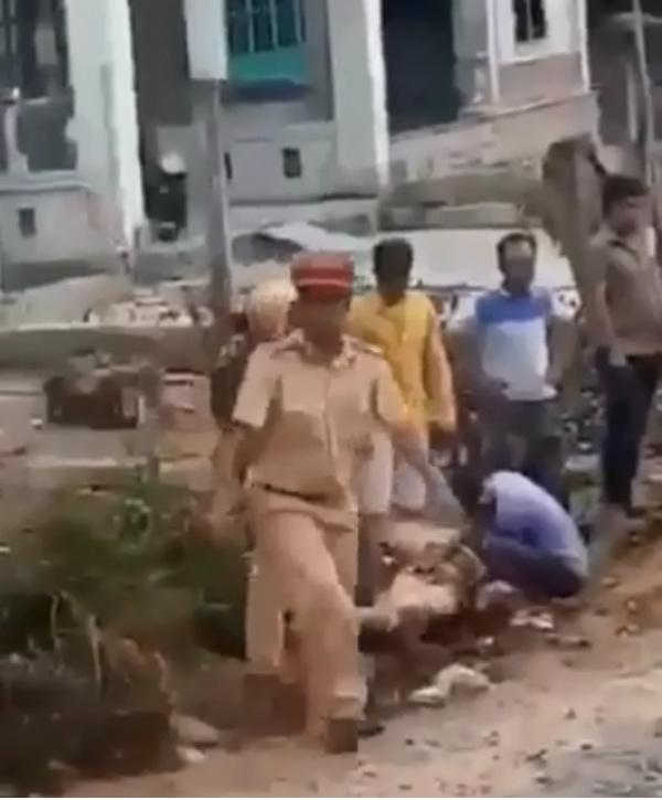 Cảnh sát giao thông bị tông hất văng ở Gia Lai, tài xế dương tính ma túy đá-2