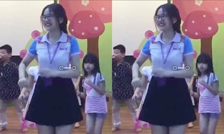 Dân mạng hoang mang trước câu chuyện bố quay cảnh con diễn văn nghệ ở trường nhưng video toàn hình ảnh cô giáo-1