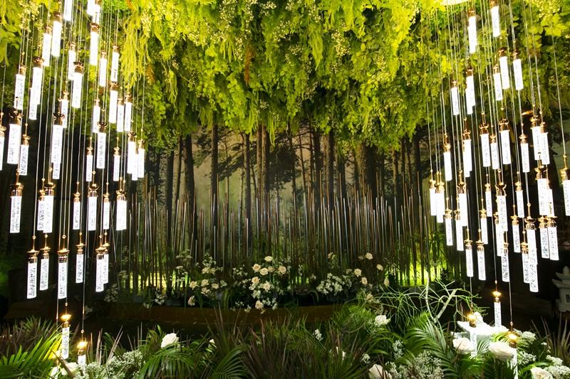 HOT: Hé lộ không gian tiệc cưới đẹp xuất sắc như khu rừng nhiệt đới của Cường Đô La - Đàm Thu Trang-8