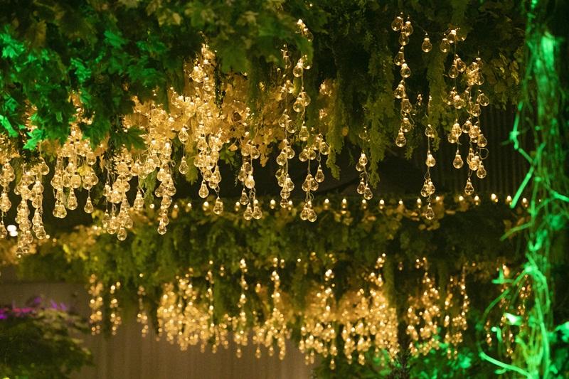 HOT: Hé lộ không gian tiệc cưới đẹp xuất sắc như khu rừng nhiệt đới của Cường Đô La - Đàm Thu Trang-18