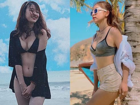 Bạn gái Quang Hải, Duy Mạnh khoe ảnh du lịch: 'Bánh bèo', sexy đủ cả