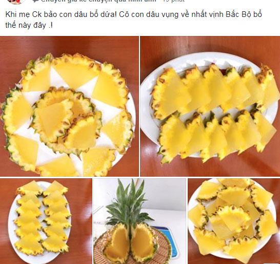 Khi mẹ chồng bảo bổ dứa, con dâu vụng có màn thể hiện bất ngờ, kết quả khiến ai nấy ngạc nhiên-1