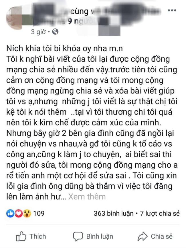 Vụ bà bầu 8 tháng mua giày 135k bị chồng đánh động thai: Người chồng nói Chỉ tát vợ 1 cái duy nhất và không phải chỉ vì chuyện mua đôi giày-3