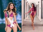 4 năm sau Miss Universe, Phạm Hương mặc bikini tái hiện màn catwalk 'mình xà' gây tranh cãi