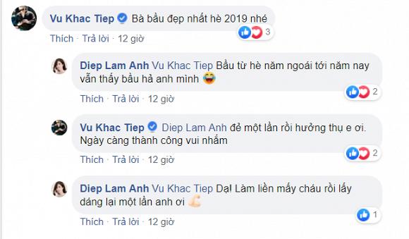 Diệp Lâm Anh khoe vòng 1 gợi cảm, khéo giấu bụng dù bầu 6 tháng đến Vũ Khắc Tiệp cũng phải kinh ngạc-3