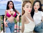 Hết mặc váy ngủ mỏng tang lộ miếng dán ngực, Ngân 98 còn pose dáng bàn tay hư bưng ngực Mon 2K-9