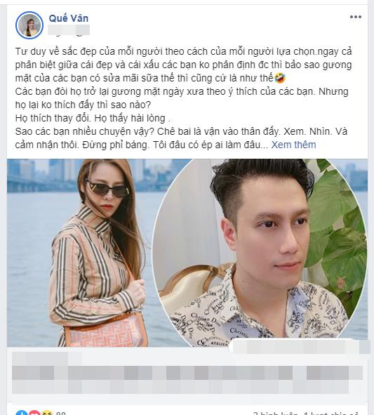 Khẳng định Việt Anh thẩm mỹ đẹp như nam thần, Quế Vân mắng dân mạng không biết phân biệt đẹp xấu-2