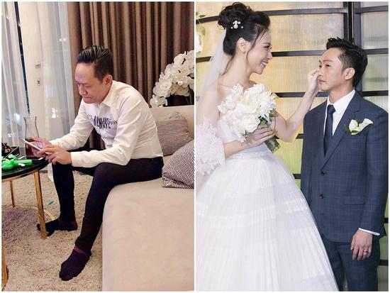 Duy Mạnh lên tiếng khi dân mạng chế giễu chiều cao 'cột đèn - máy nước' của Đàm Thu Trang và Cường Đô La