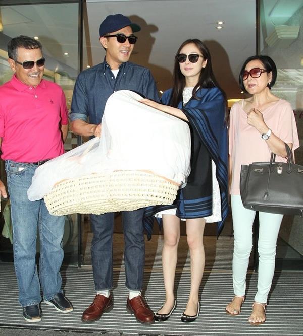 Người đẹp showbiz Trung Quốc sớm lấy lại dáng thon thả sau sinh-5