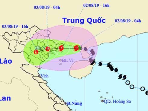 Bão số 3 đã vào vịnh Bắc Bộ, Quảng Ninh - Hải Phòng gió giật mạnh