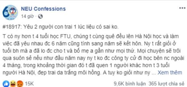 Bỏ người yêu giàu có vừa đi du học 4 tháng để yêu người chỉ học hết cấp 3, cô gái khiến ai nấy đều choáng vì lên mạng hỏi câu này-1