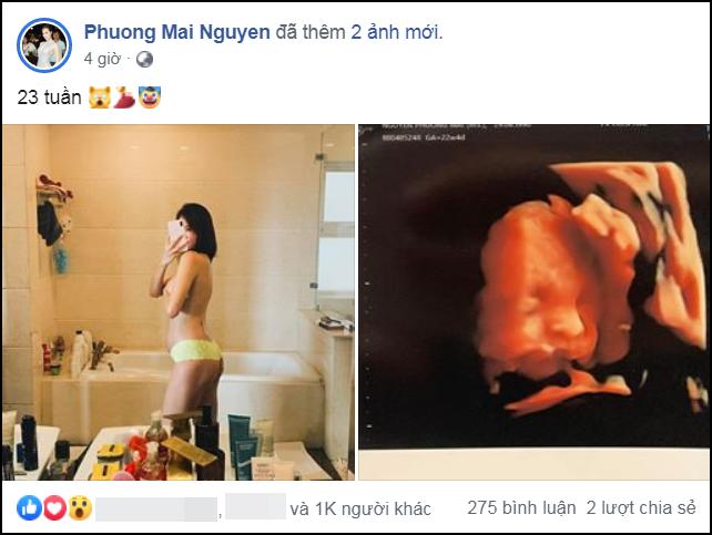 6 tuần sau đám cưới với chồng Tây, siêu mẫu Phương Mai xác nhận đang mang bầu 6 tháng-1