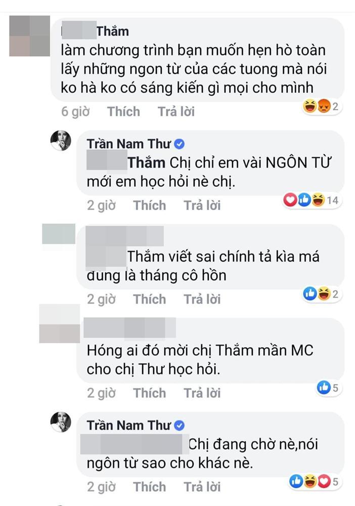 Nam Thư phản dame cực mạnh khi bị chỉ trích học mót cách dẫn của Cát Tường khi làm MC Bạn muốn hẹn hò-2