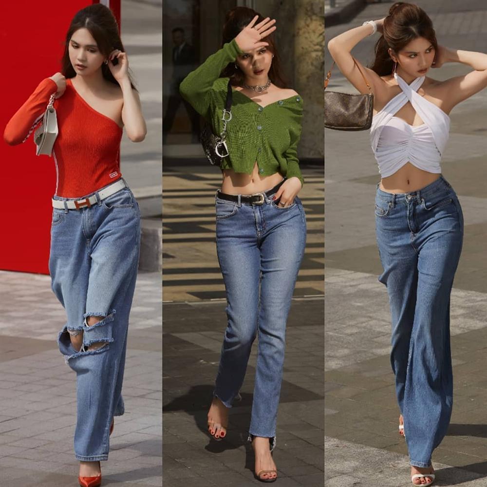 Không cần đầm ôm, Ngọc Trinh chỉ cần crop top với quần thụng thể thao là vẫn sexy không trượt phát nào-9