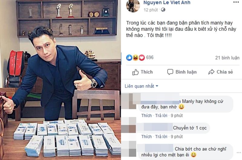 Nhan sắc sau thẩm mỹ bị ném đá, Việt Anh khoe bàn tiền thách thức những kẻ chê bai-1