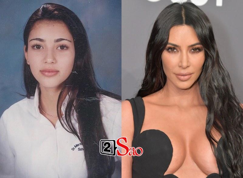 Kim Kardashian của những năm 90 có phần chân quê chứ không sắc sảo như hiện tại.