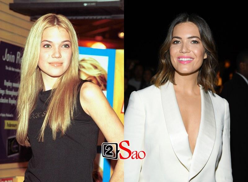 Mandy Moore năm 2000 và 2019: thay đổi hình ảnh từ công chúa tóc vàng xinh xắn sang phụ nữ trưởng thành, sắc sảo.