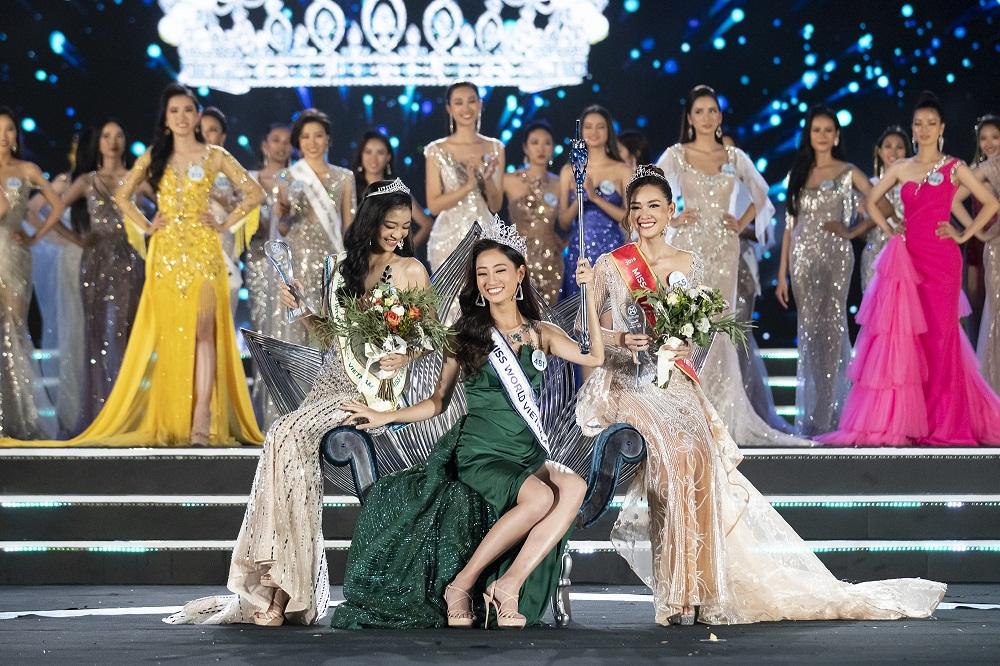 Nhan sắc Đại học Ngoại thương Lương Thùy Linh chính thức đăng quang Miss World Vietnam 2019-7