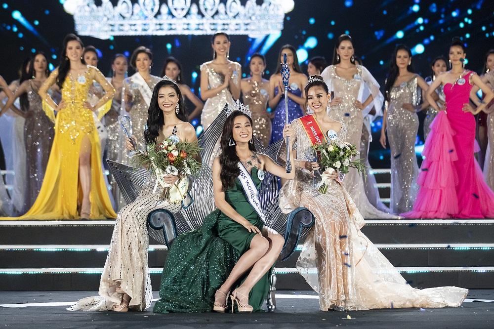Nhan sắc Đại học Ngoại thương Lương Thùy Linh chính thức đăng quang Miss World Vietnam 2019-6