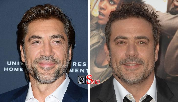 Javier Bardem có cố tình nhuộm tóc cho bạc và nuôi râu giống Jeffery Dean Morgan không nhỉ?