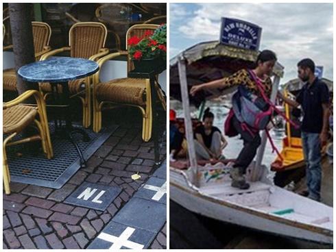 Cuộc sống tại thị trấn có hàng chục đường biên giới