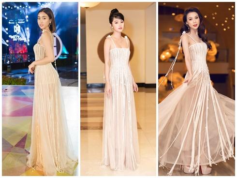 Đụng váy xuyên thấu lộ cả nội y nhưng Đỗ Mỹ Linh - Sam - Jolie Nguyễn vẫn đẹp bất chấp