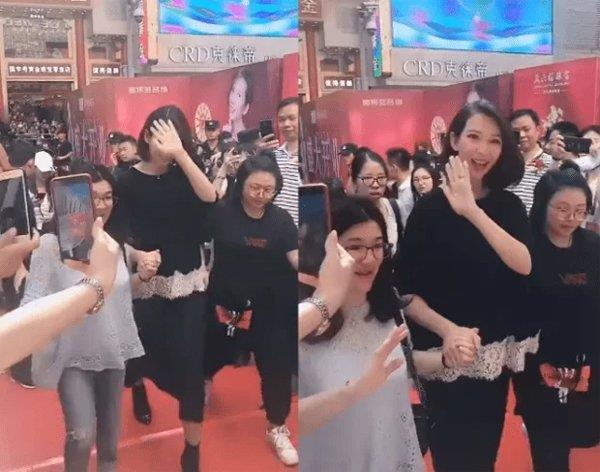 Thái Thiếu Phân đi giày cao gót khi mang bầu 6 tháng-1