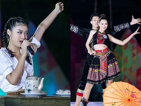 Clip: Giọng hát ngọt lịm của hai Á hậu Nguyễn Tường San, Nguyễn Hà Kiều Loan