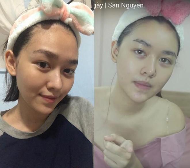 Đọ mặt mộc của Hoa hậu Lương Thùy Linh và Á hậu Tường San, Kiều Loan-7