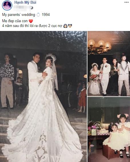 Khoe ảnh cưới thời bố mẹ em, cô gái Hải Phòng khiến dân tình trầm trồ với độ chịu chơi của đấng sinh thành-1