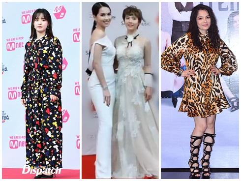 Chụp chung khung hình với Ngọc Trinh, Huyền Lizzie lạc quẻ mất điểm - Goo Hye Sun mặc 'áo chống nắng' lên thảm đỏ