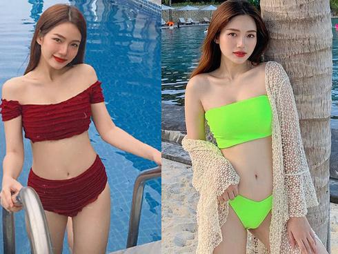 Chân dung gái xinh Sài Gòn được báo nước ngoài săn đón nhờ loạt ảnh mặc bikini siêu nóng bỏng bên hồ bơi