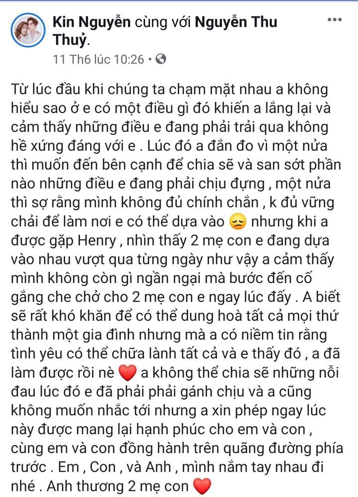 Trước ồn ào bạo hành con trai Thu Thủy, chồng trẻ nhiều lần thể hiện tình thương bố dượng ngọt như mía lùi-4