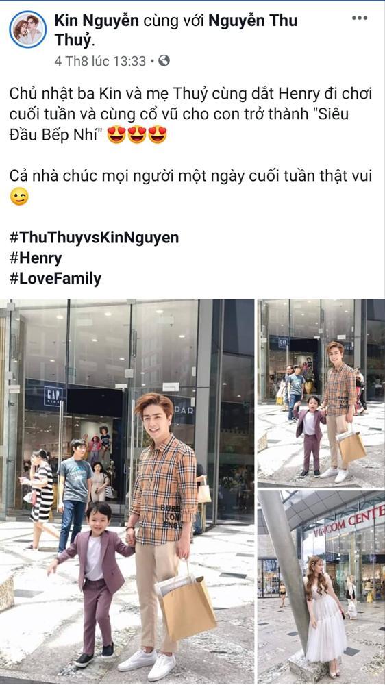 Trước ồn ào bạo hành con trai Thu Thủy, chồng trẻ nhiều lần thể hiện tình thương bố dượng ngọt như mía lùi-7