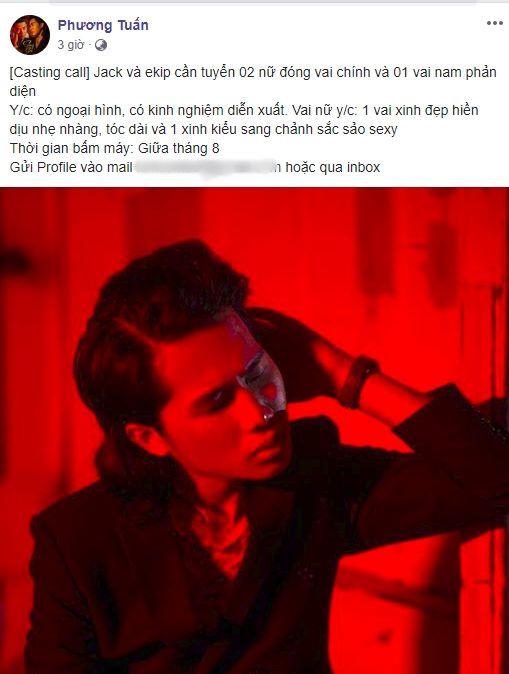 Phim ngắn còn đang gây sóng gió top trending, Jack và K-ICM đã rục rịch tuyển diễn viên cho MV mới?-1