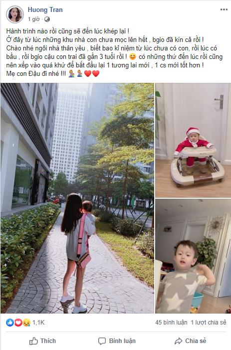 Chuyển nơi ở mới sau khi Việt Anh tuyên bố bán nhà, Hương Trần ngậm ngùi: Mẹ con Đậu đi nhé-2