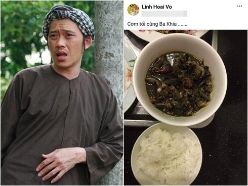 Vẫn biết Hoài Linh không thích sơn hào hải vị, nhưng nhìn bữa cơm toàn mắm của danh hài ai nấy vẫn xót xa