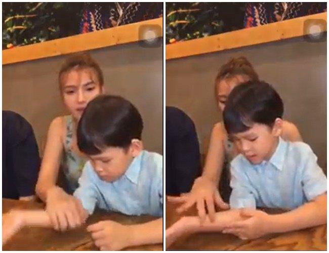 Thu Thủy cập nhật màn hình đen thay thế hình ảnh gia đình hạnh phúc giữa scandal chồng bạo hành con riêng-1