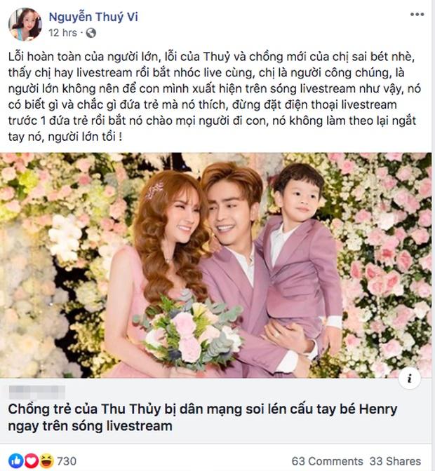 Giữa nghi vấn con trai Thu Thủy bị bố dượng cấu véo, gái chưa chồng như Thúy Vi cũng phải thốt lên: Người lớn quá tồi-2