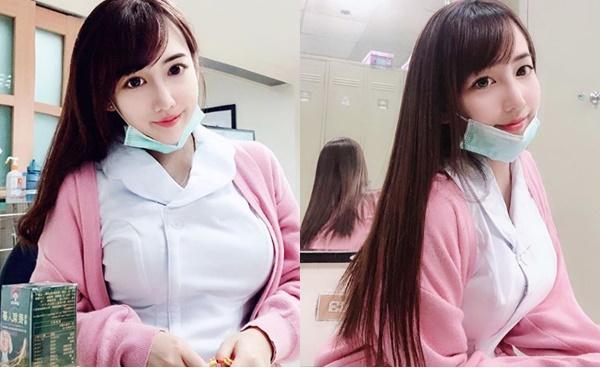 Nhan sắc không phải dạng vừa nhưng số đo vòng một của nữ điều dưỡng này mới thực sự gây chú ý-1