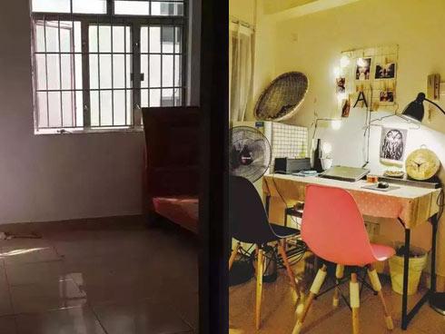 Biến căn phòng trọ tối tăm, chỉ rộng 6m vuông thành căn phòng xinh đẹp, 'siêu đỉnh' và rực rỡ, nam thanh niên khiến dân mạng trầm trồ