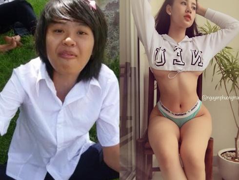 Dậy thì thành công với thân hình đồng hồ cát, cô gái Việt được báo Trung rầm rộ đưa tin