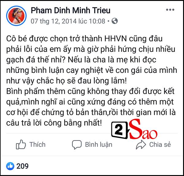 Hóa ra Minh Triệu từng hết mực bảo vệ Kỳ Duyên khi Hoa hậu vướng thị phi tuổi 18, dù lúc đó hai người chẳng hề quen nhau-7