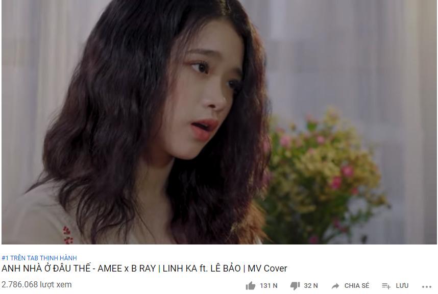 MV cover bất ngờ lọt Top 1 Tab thịnh hành, vượt mặt cả Chi Pu nhưng anti-fan chỉ săm soi vòng một ngoại cỡ của Linh Ka-1