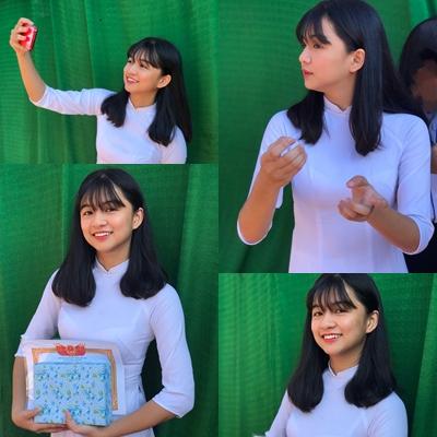 Chỉ vài khoảnh khắc diện áo dài trắng, nữ sinh SN 2002 được dân tình ráo riết hỏi xin link-1