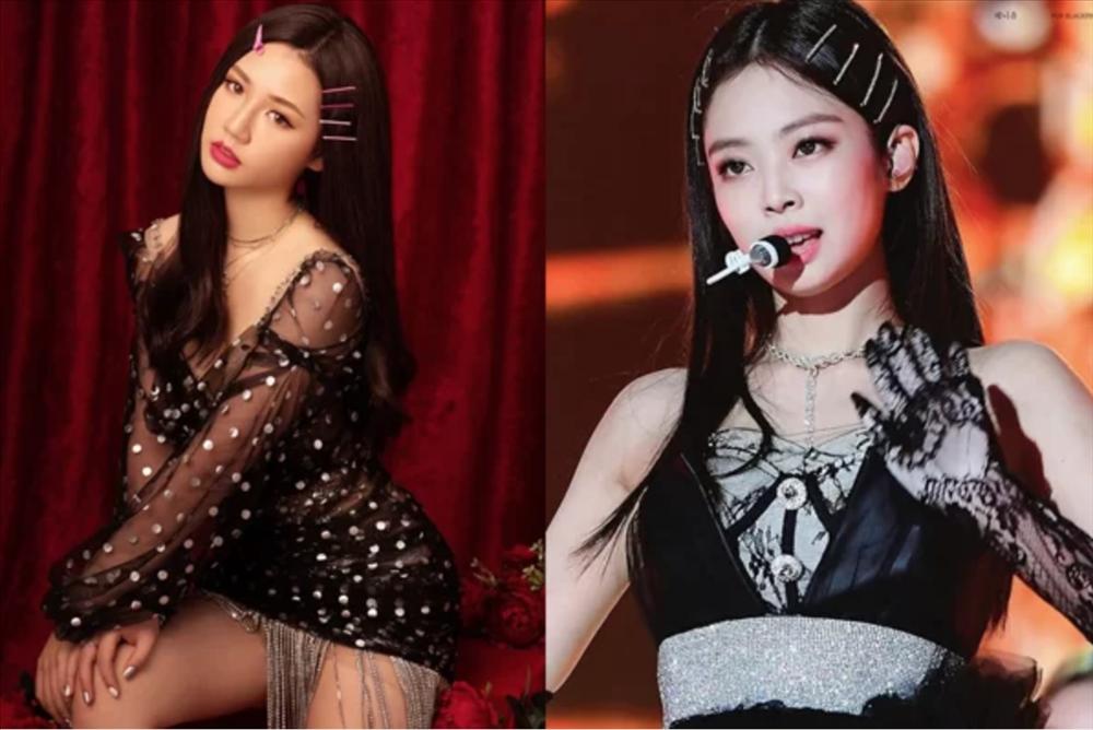 Amee nhiều lần mặc đồ giống hệt Jennie-5